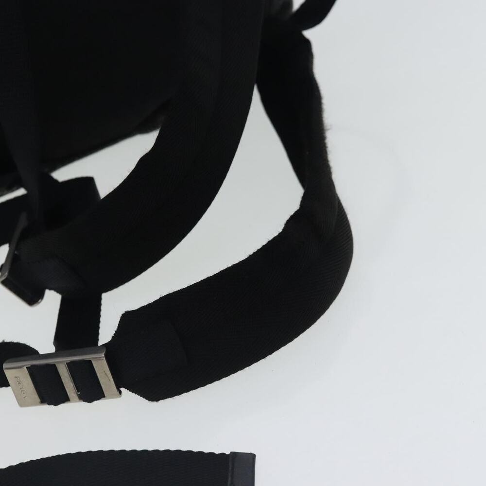 Prada Backpack Wool Gray Silver - image 7